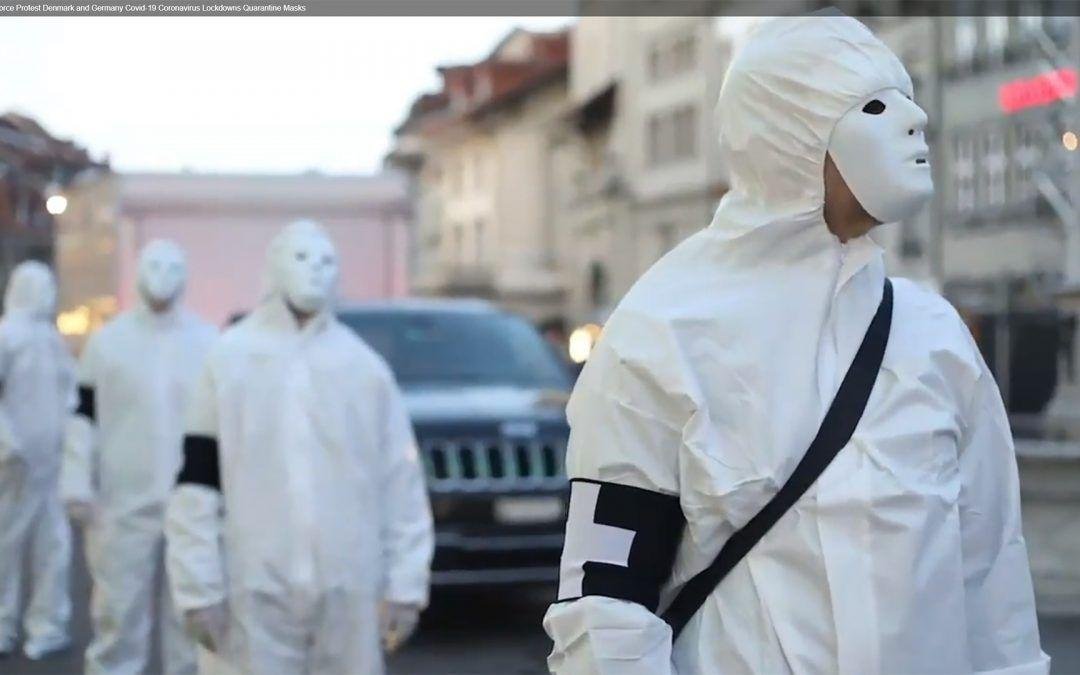 Guerilla Mask Protests in Holland and Germany