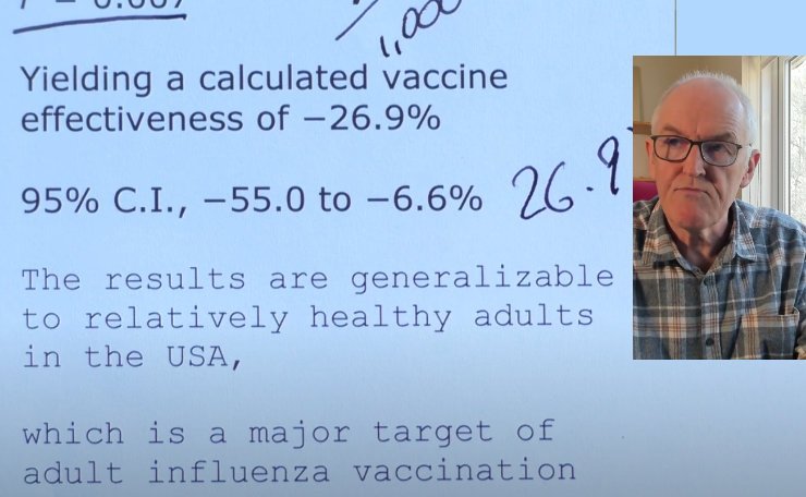 Vaccine effectiveness data and doctor discussing results.